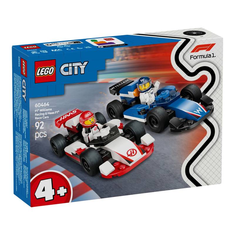 Lego® City 60464 F1® Williams Racing und Haas F1® Rennautos von Lego