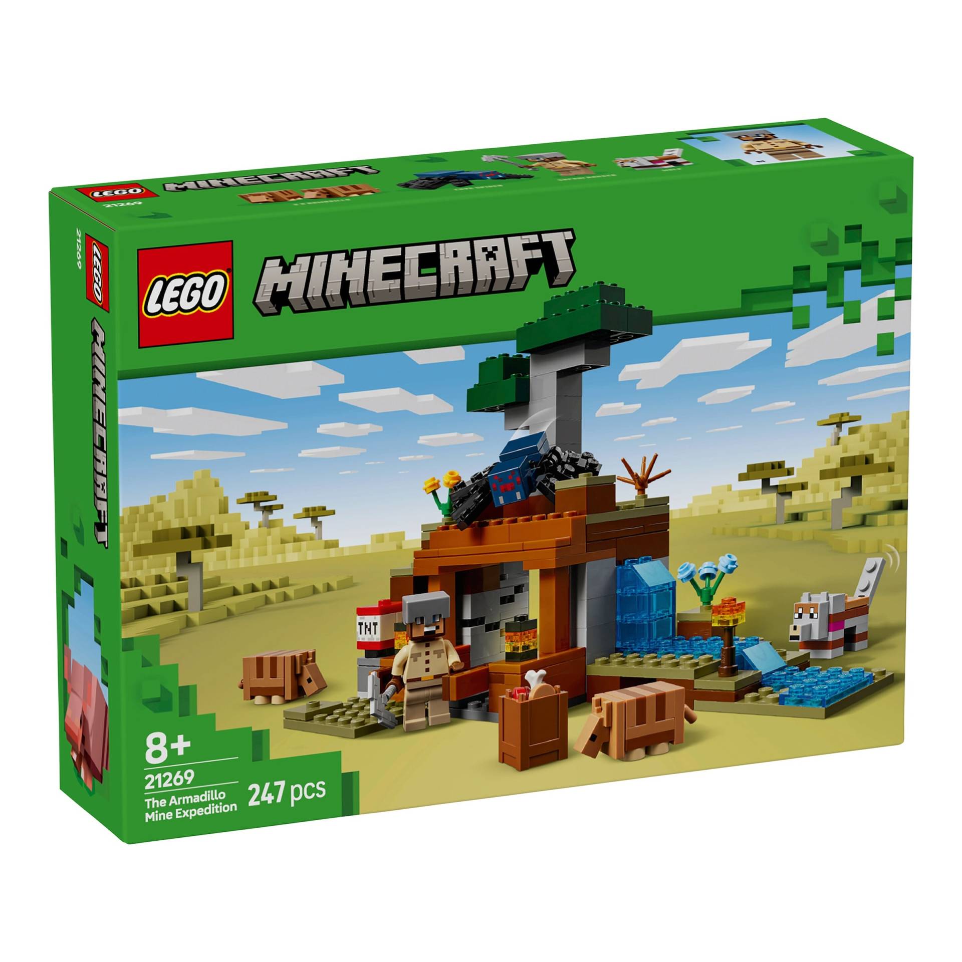 Lego® Minecraft 21269 Die Expedition zur Gürteltiermine von Lego