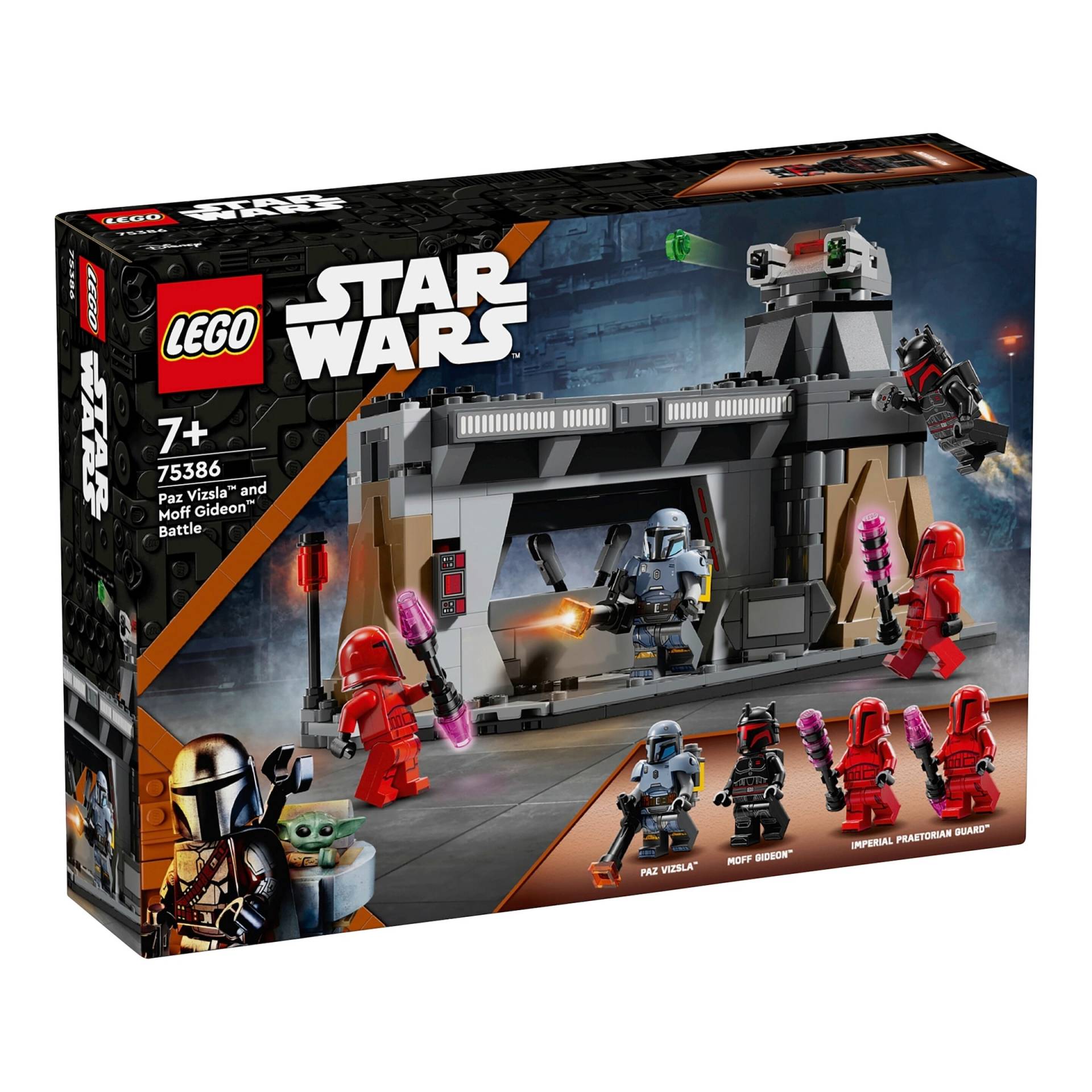 Lego® Star Wars 75386 Duell zwischen Paz Vizsla™ und Moff Gideon™ von Lego