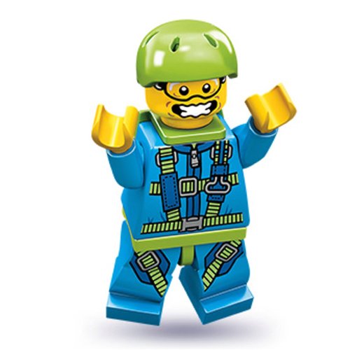 Lego Series 10 Skydiver Mini Figure by LEGO von LEGO