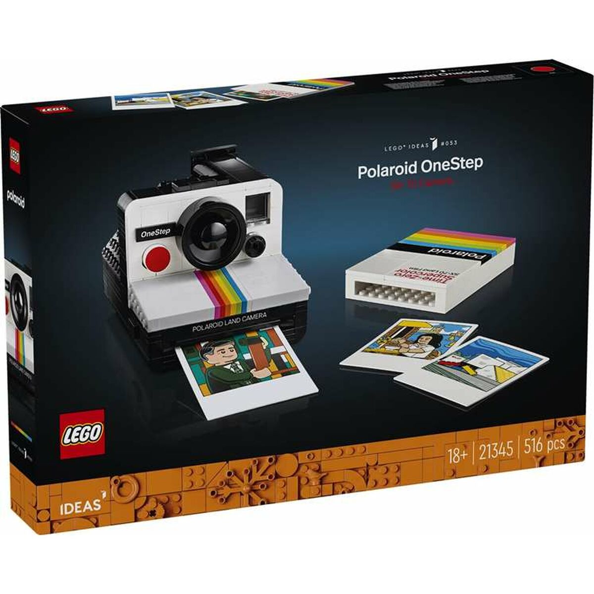 Playset Lego 21345 Polaroid OneStep SX-70 516 Stücke von Lego