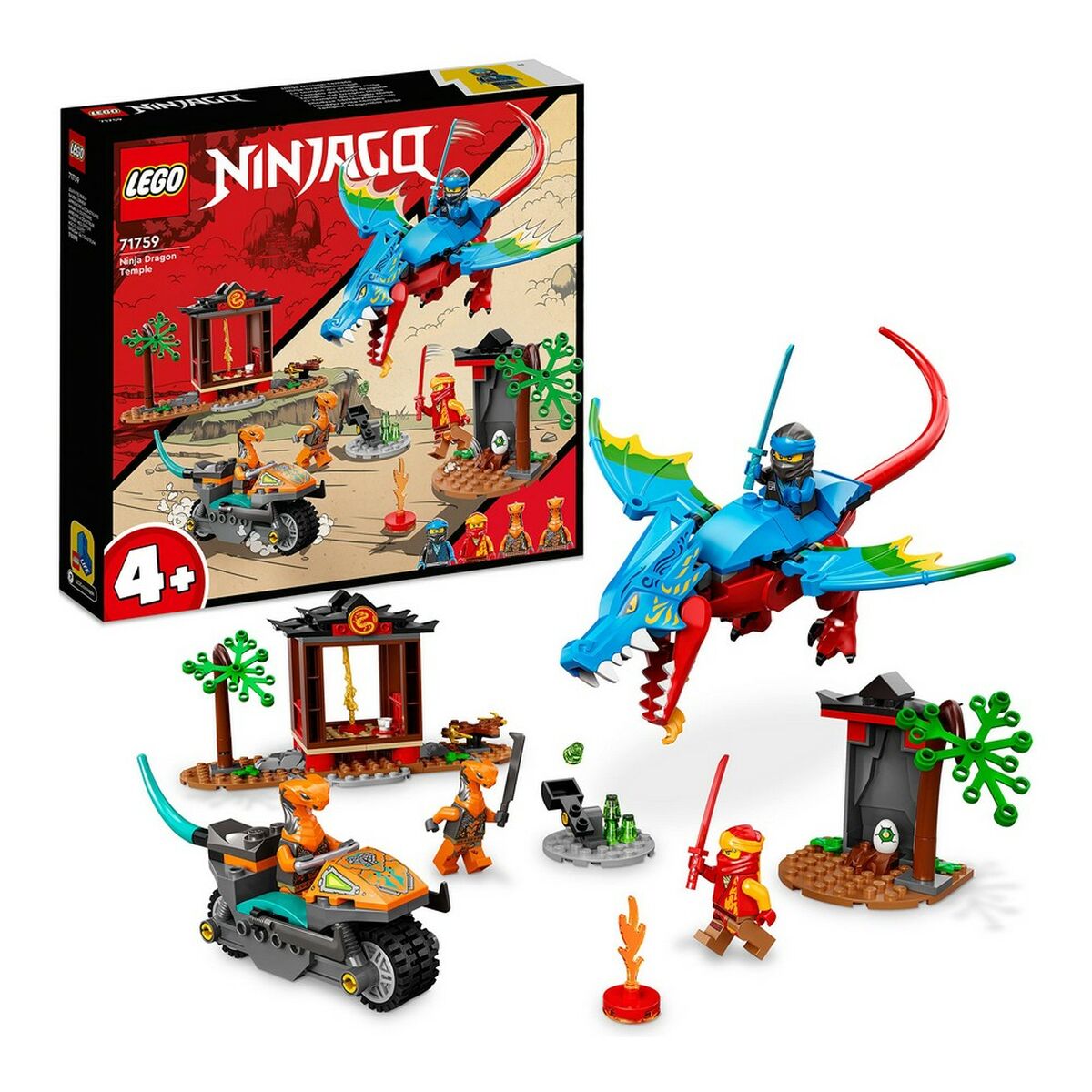 Playset Lego Ninjago Ninja Dragon Temple 161 Stücke 71759 von Lego