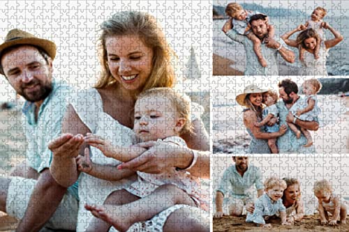 Foto Puzzle Personalisiert 1000 500 300 120 Teile für Erwachsene Jungen Mädchen Holzpuzzle,Puzzle mit eigenem Foto gestalten,ideal als persönliches Fotogeschenk von Lehaha