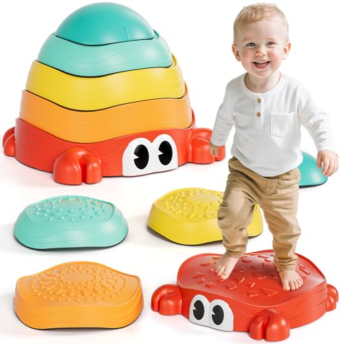 Lehoo Castle Balanciersteine für Kinder, Rutschfeste Stapelsteine Balanciersteine Set Für Drinnen und Draußen, Stepping Stones, Outdoor Spielzeug ab 2 Jahre, Gartenspielzeug Kinder Lehoo Castle Balanciersteine für Kinder, Rutschfeste Stapelsteine Balanciersteine Set Für Drinnen und Draußen, Stepping Stones, Outdoor Spielzeug ab 2 Jahre, Gartenspielzeug Kinder von Lehoo Castle