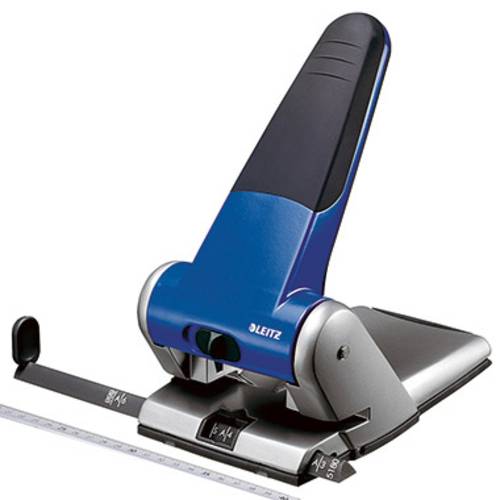 Leitz 51800035 Registraturlocher Blau max. Einstellformat: DIN A3 65 Bl. (80 g/m²) von Leitz