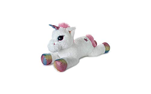 Venturelli 8004332209430 Einhorn 75 cm Büffeltiere und andere Plüschtiere, Mehrfarbig von Lelly