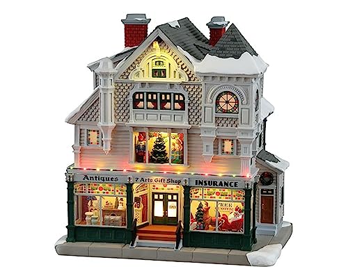 Lemax 15810-UK Norman Rockwell Lighted Buildings: Antique & Gift Shop von Lemax