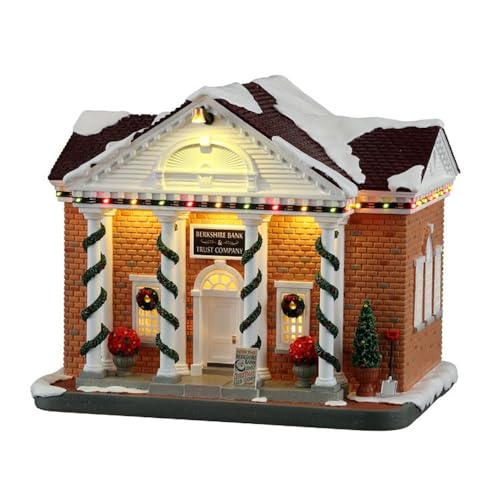 Lemax 15812-UK Norman Rockwell Lighted Buildings: Berkshire Bank & Trust Company von Lemax