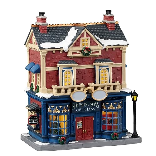 Lemax 35059 Caddington Village Lighted Building: Simpson & Sons Opticians von Lemax