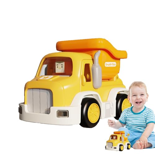 Lembeauty Baufahrzeuge für Kinder,BAU-LKW-Spielzeug - Pull Back Engineering Truck - Baufahrzeug-Spielzeug, LKW-Auto-Kinderspielzeug für, Mädchen, Kinder, Kleinkinder von Lembeauty