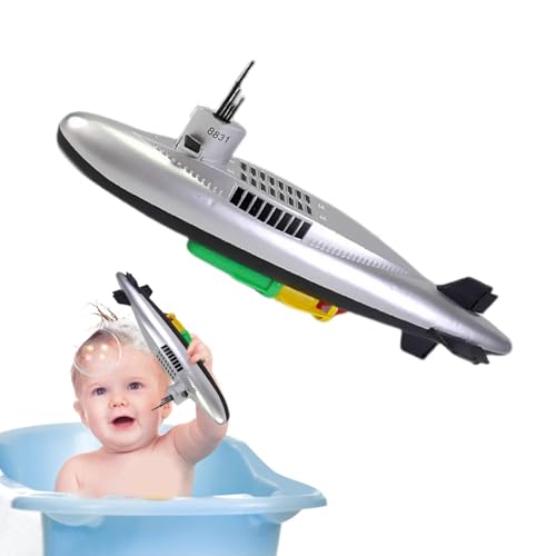 Lembeauty Modell-U-Boot,U-Boot-Figur,Badespielzeug für Kinder | Elektrisches U-Boot-Modellspielzeug, Schwimmbad-Wasserspielzeug, Badewannen-U-Boot-Schwimmspielzeug für Kinder von Lembeauty