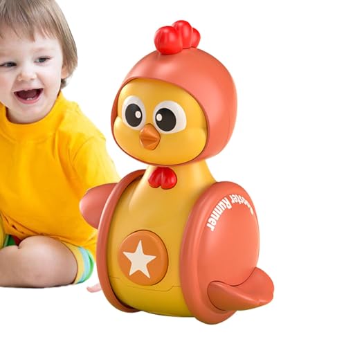 Lembeauty Wackelspielzeug Huhn für Kinder, Wackelspielzeug Tier - Huhn wackelt Kinderspielzeug - 0-2 Jahre Feinmotorik-Spielzeug zur Früherziehung für, Mädchen, Kinder, Kinder von Lembeauty