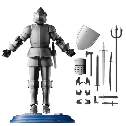 Mittelalterliche Ritter Action Figur | Mittelalterliche 13 Action Figur | Poseable 13 Krieger Figur | 3D Gedruckt Mittelalterlichen Krieger Mit Multi-Jointed Beweglich Für Spiel Liebhaber von Lembeauty