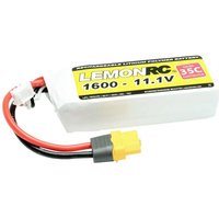 LemonRC Modellbau-Akkupack (LiPo) 11.1V 1600 mAh Zellen-Zahl: 3 35 C Softcase XT60 von LemonRC