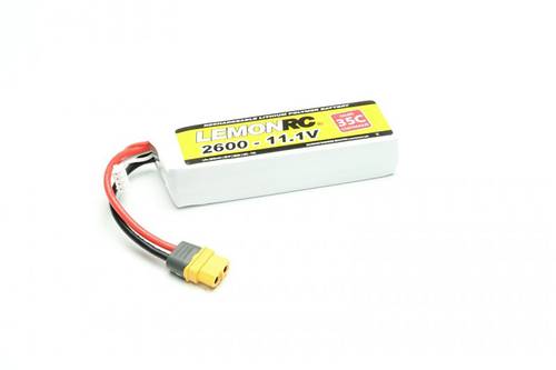 LemonRC Modellbau-Akkupack (LiPo) 11.1V 2600 mAh Zellen-Zahl: 3 35 C Softcase XT60 von LemonRC