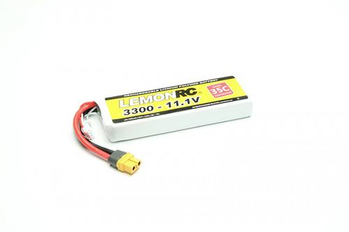 LemonRC Modellbau-Akkupack (LiPo) 11.1V 3300 mAh Zellen-Zahl: 3 35 C Softcase XT60 von LemonRC