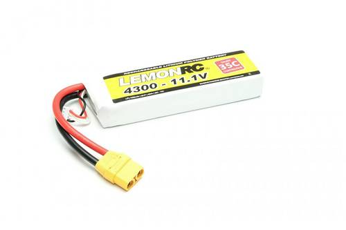 LemonRC Modellbau-Akkupack (LiPo) 11.1V 4300 mAh Zellen-Zahl: 3 35 C Softcase XT90 von LemonRC