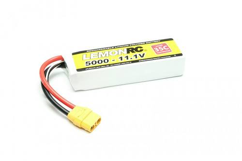 LemonRC Modellbau-Akkupack (LiPo) 11.1V 5000 mAh Zellen-Zahl: 3 35 C Softcase XT90 von LemonRC