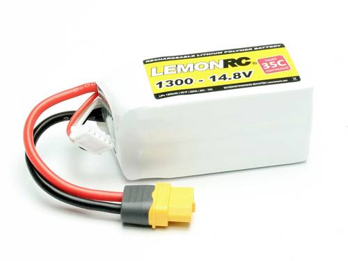 LemonRC Modellbau-Akkupack (LiPo) 1300 mAh Zellen-Zahl: 4 35 C Softcase XT60 von LemonRC