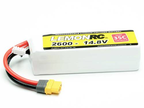 LemonRC Modellbau-Akkupack (LiPo) 14.8V 2600 mAh Zellen-Zahl: 4 35 C Softcase XT60 von LemonRC