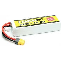 LemonRC Modellbau-Akkupack (LiPo) 14.8V 3300 mAh Zellen-Zahl: 4 35 C Softcase XT60 von LemonRC