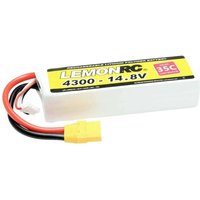 LemonRC Modellbau-Akkupack (LiPo) 14.8V 4300 mAh Zellen-Zahl: 4 35 C Softcase XT90 von LemonRC