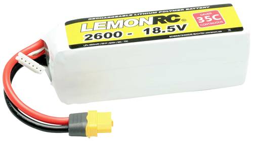 LemonRC Modellbau-Akkupack (LiPo) 18.5V 2600 mAh Zellen-Zahl: 5 35 C Softcase XT60 von LemonRC