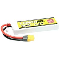 LemonRC Modellbau-Akkupack (LiPo) 7.4V 2200 mAh Zellen-Zahl: 2 35 C Softcase XT60 von LemonRC