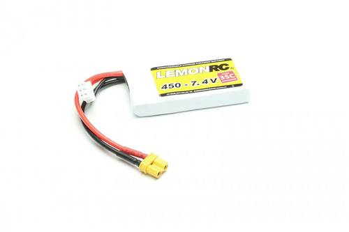 LemonRC Modellbau-Akkupack (LiPo) 7.4V 450 mAh Zellen-Zahl: 2 35 C Softcase XT30 von LemonRC