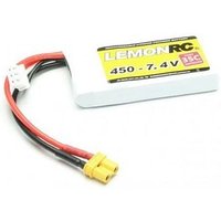 LemonRC Modellbau-Akkupack (LiPo) 7.4V 450 mAh Zellen-Zahl: 2 35 C Softcase XT30 von LemonRC