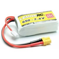 LemonRC Modellbau-Akkupack (LiPo) 7.4V 650 mAh Zellen-Zahl: 2 35 C Softcase XT30 von LemonRC