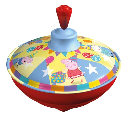 LENA® Brummkreisel 13 cm Peppa Pig – Ø 13 cm, für Kinder ab 18 Monaten, lose im Beutel von Lena