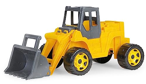 Lena 02218 - Eco GIGA Trucks Aufsitz-Schaufellader, Starke Riesen Radlader Bagger zum Draufsitzen, Baufahrzeug mit Stahlachsen, hoher Tragkraft, für Kinder ab 3 Jahre, ca. 63 x 28 x 30 cm, Gelb Lena 02218 - Eco GIGA Trucks Aufsitz-Schaufellader, Starke Riesen Radlader Bagger zum Draufsitzen, Baufahrzeug mit Stahlachsen, hoher Tragkraft, für Kinder ab 3 Jahre, ca. 63 x 28 x 30 cm, Gelb von Lena