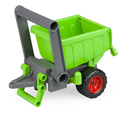 Lena 04214 - EcoActives Anhänger grün, Hänger ca. 20 cm für EcoAktives Traktor, Anhänger aus Kunststoff mit natürlichem Holzgeruch durch Holzanteil, Spielfahrzeuganhänger für Kinder ab 2 Jahre Lena 04214 - EcoActives Anhänger grün, Hänger ca. 20 cm für EcoAktives Traktor, Anhänger aus Kunststoff mit natürlichem Holzgeruch durch Holzanteil, Spielfahrzeuganhänger für Kinder ab 2 Jahre von Lena