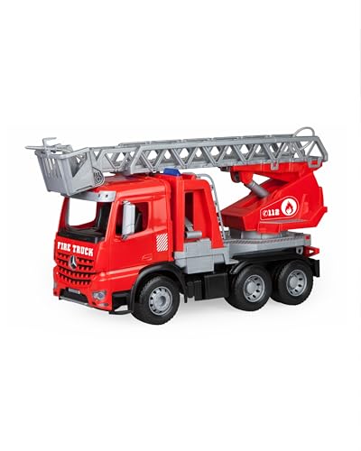 Lena 04615 - Worxx Feuerwehr Leiterwagen Mercedes Benz Arocs, Feuerwehrauto ca. 48 cm, Feuerwehrwagen, Rot Lena 04615 - Worxx Feuerwehr Leiterwagen Mercedes Benz Arocs, Feuerwehrauto ca. 48 cm, Feuerwehrwagen, Rot von Lena