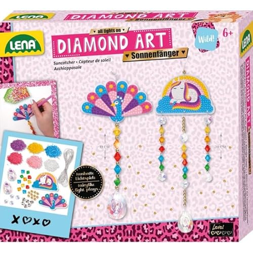 Lena 42725 Diamond Art Sonnenfänger, Faltschachtel, Mehrfarbig von Lena