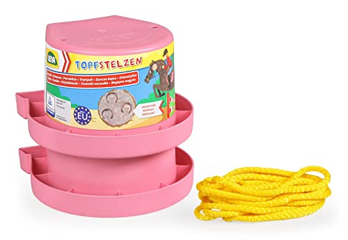 LENA Hufeisen Topfstelzen 13 cm, Laufdosen für Kinder, Kindertopfstelzen für Balancefähigkeit, rosafarben, ideal für Koordination & Motorik, TÜV Zertifiziert, ab 3 Jahren LENA Hufeisen Topfstelzen 13 cm, Laufdosen für Kinder, Kindertopfstelzen für Balancefähigkeit, rosafarben, ideal für Koordination & Motorik, TÜV Zertifiziert, ab 3 Jahren von Lena