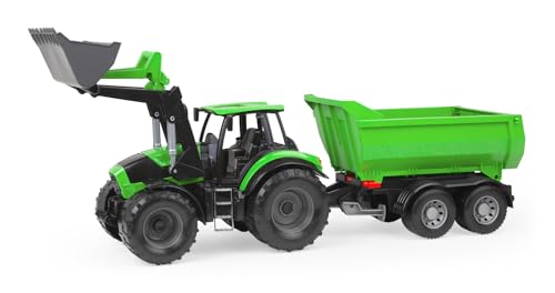 Lena 7250 Worxx Traktor Deutz-Fahr Agroton mit Anhänger – 74 cm Spielzeug Traktor ab 3 Jahren, Outdoor & Indoor, Stahlachsen, Made in Europe Lena 7250 Worxx Traktor Deutz-Fahr Agroton mit Anhänger – 74 cm Spielzeug Traktor ab 3 Jahren, Outdoor & Indoor, Stahlachsen, Made in Europe von Lena