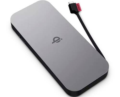 Lenovo GO - USB-C Powerbank 10000 mAh Qi Wireless Charging LiPo USB-C® Schwarz von Lenovo