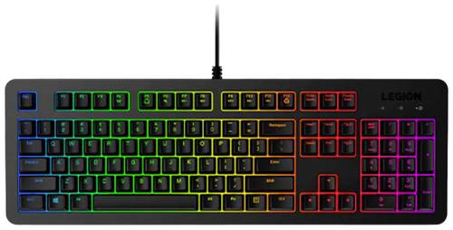 Lenovo Legion K300 RGB Kabelgebunden Tastatur Deutsch, QWERTZ Schwarz Beleuchtet von Lenovo