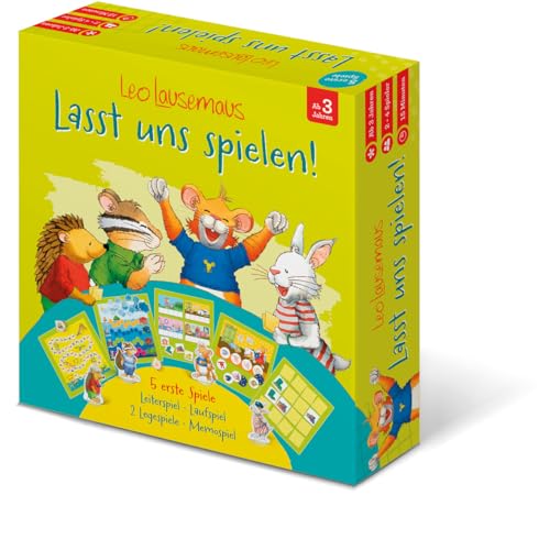 Leo Lausemaus Kinderspiel ab 3 Jahre - Kinderpuzzle - Spielesammlung für Kinder (Spielesammlung ab 3 Jahre) von Leo Lausemaus