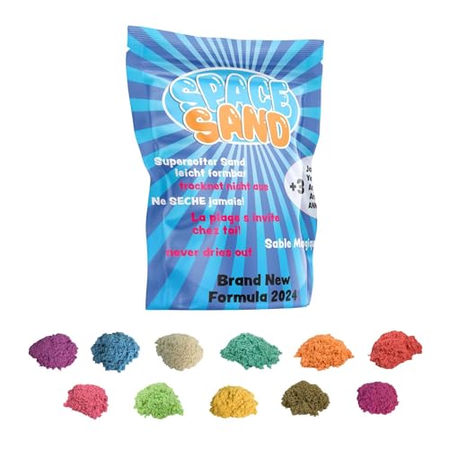 Space Sand 2.7kg Ersatzsand Magischer Sand Beach Therapiesand Indoor Sand - Blau von Leo & Emma