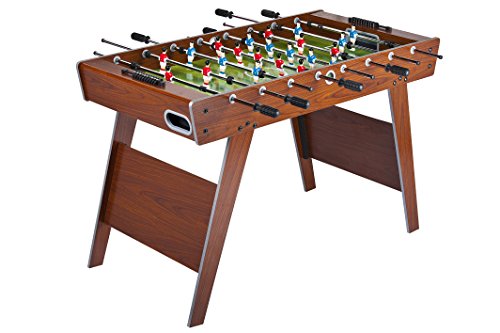 Leomark Tischfußball - Classic Fußball - Kicker, Tischkicker für Kinder, Kickertisch mit Zubehör, Kickertische, Tischkicker für Party und Spielzimmer, Dim: 122 x 61 x 79 (Höhe) cm von Leomark