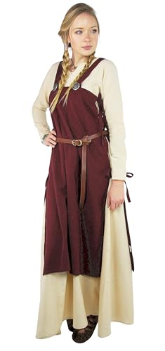 Leonardo Carbone Wikinger Überkleid Hildegard Kleid Bordeaux L/XL Leonardo Carbone Wikinger Überkleid Hildegard Kleid Bordeaux L/XL von Leonardo Carbone