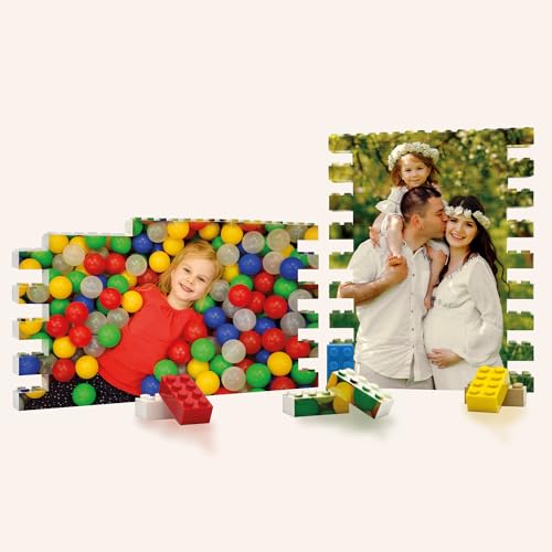 Personalisierte Bausteine mit Foto Puzzle in Eigenem Bild Bausteine Benutzerdefiniertes - Geschenk für Ihn,Sie,Paare,Frau,Männer,Kinder, Familie, Geschenkidee in 2 Format (Querformat) von Leongeschenke