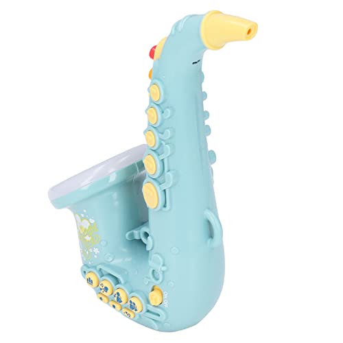 Saxophon-Spielzeug für Kinder, Musikinstrumente, Spielzeugtrompete und Klarinette mit Farbig Codierten Tasten, Zum Unterrichten von Liedern, Kleinkindern, Click-N-Play-Alter, (1) von Leopacat