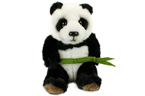 Leosco Kuscheltier Panda Huy 16 cm sitzend schwarz/weiß Plüschtier Plüschpanda von Leosco