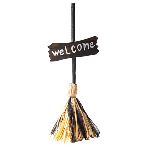 Beweglicher Hexenbesen Halloween, Tanzende Hexen Besen mit Sound, Leuchtender Animierter Kinder Erwachsene Moving Witch Broom,Gruselige Halloween Deko Hexen Zubehör für Outdoor Innen Garten Party (B) Beweglicher Hexenbesen Halloween, Tanzende Hexen Besen mit Sound, Leuchtender Animierter Kinder Erwachsene Moving Witch Broom,Gruselige Halloween Deko Hexen Zubehör für Outdoor Innen Garten Party (B) von Lergas