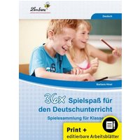 36x Spielspaß für den Deutschunterricht von Lernbiene