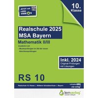 Original-Prüfungen Realschule Bayern 2025 Mathematik II/III von Lernverlag